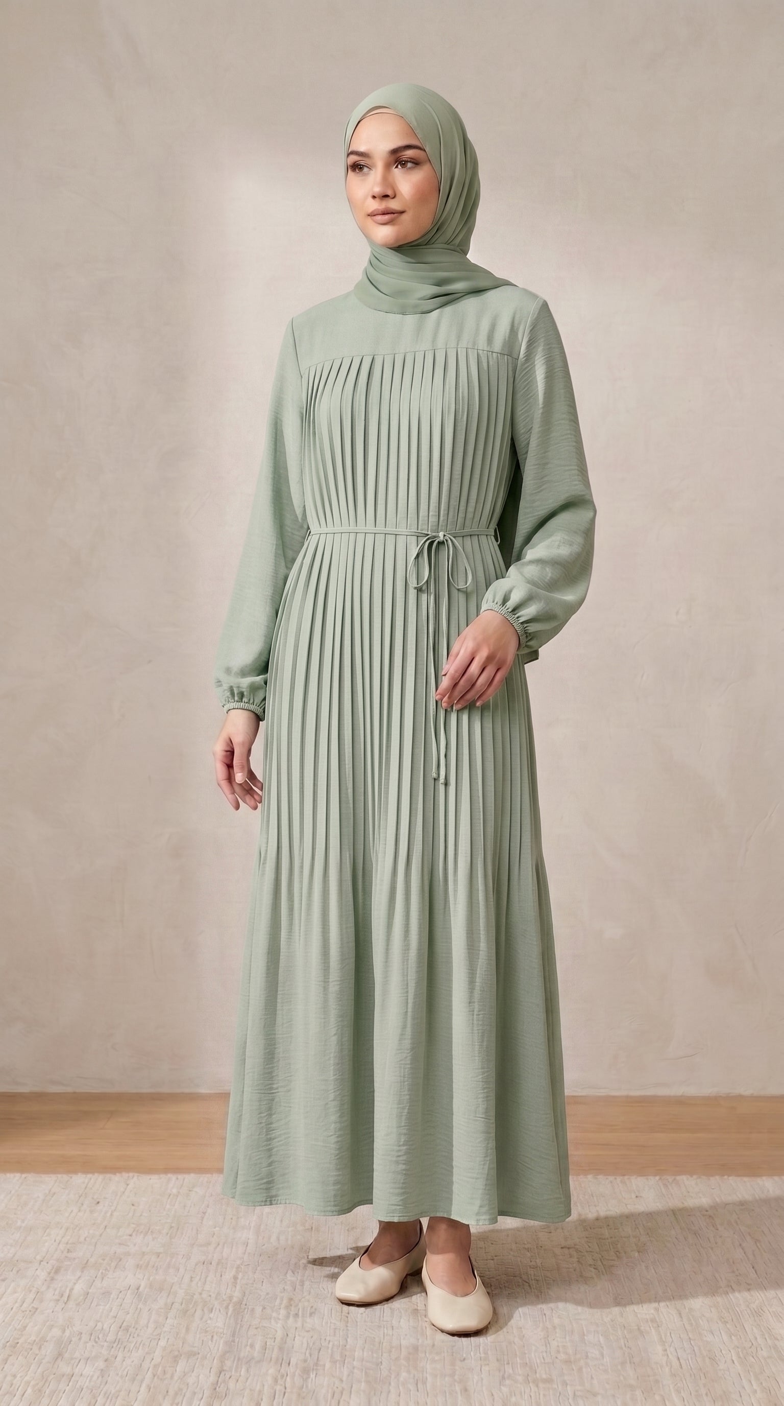 B615383 -  PLAIN CHIFFON CORD SET