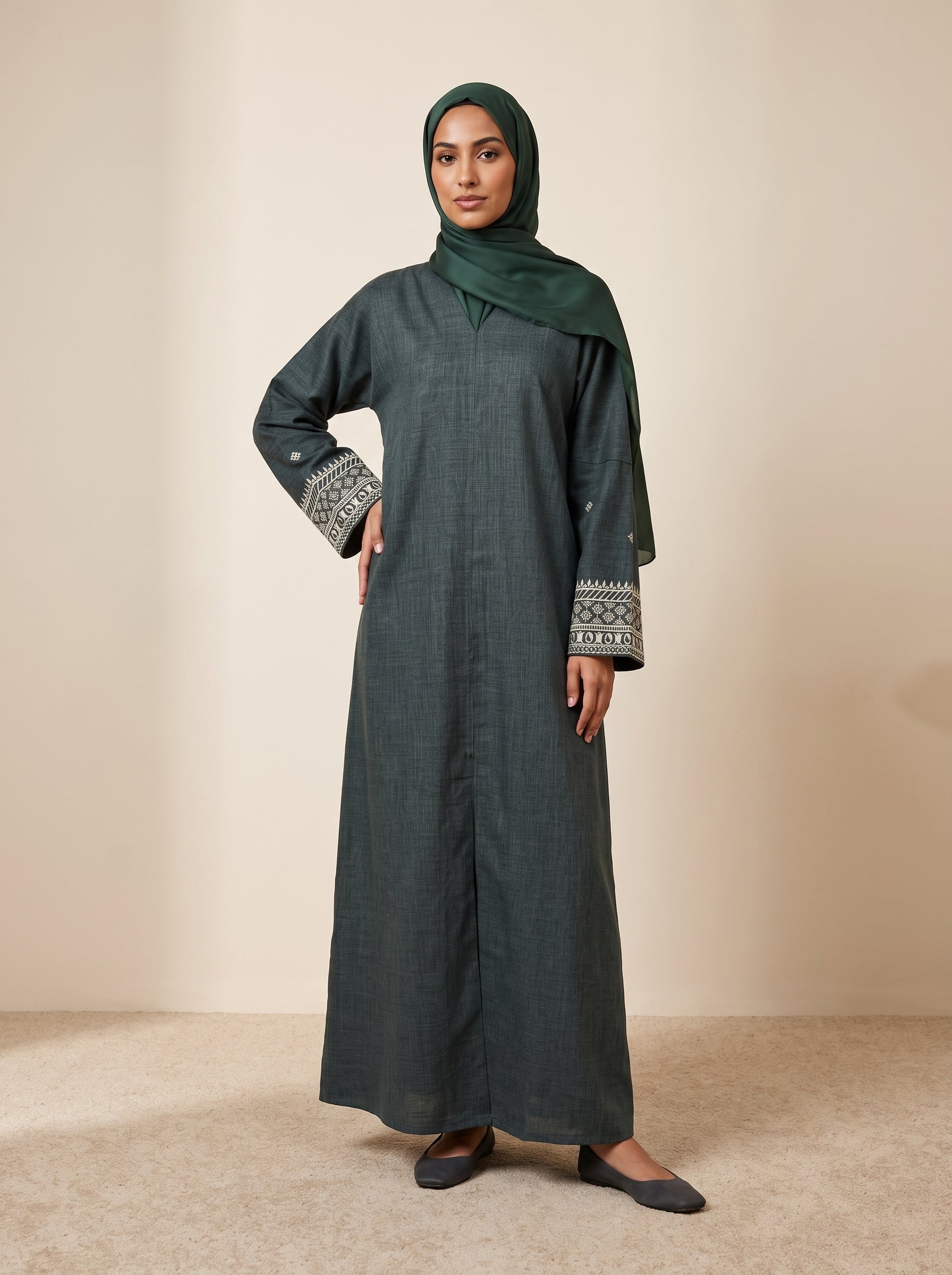Linen Abaya