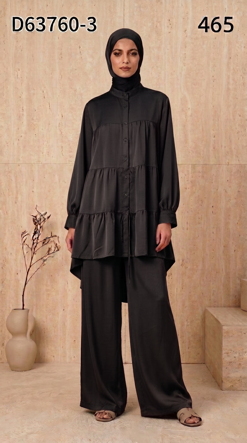 D63760 - PLAIN CHIFFON CORD SET