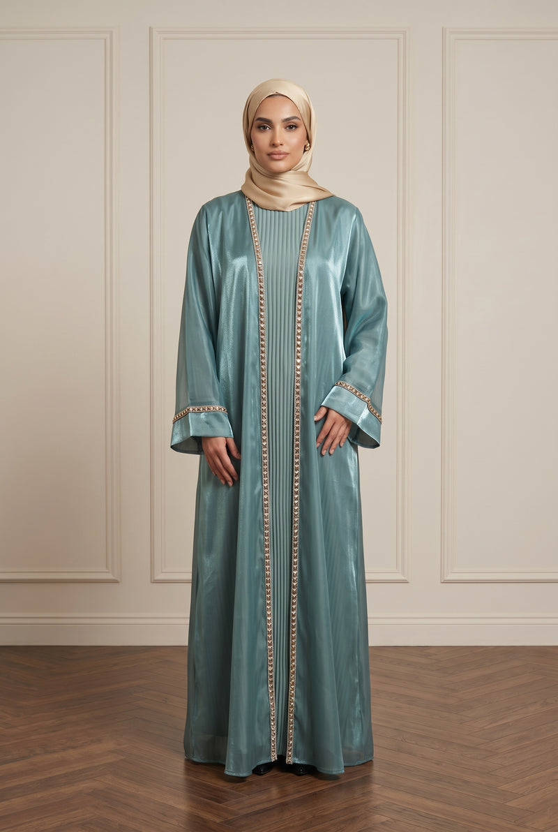 Plain Organza Abaya