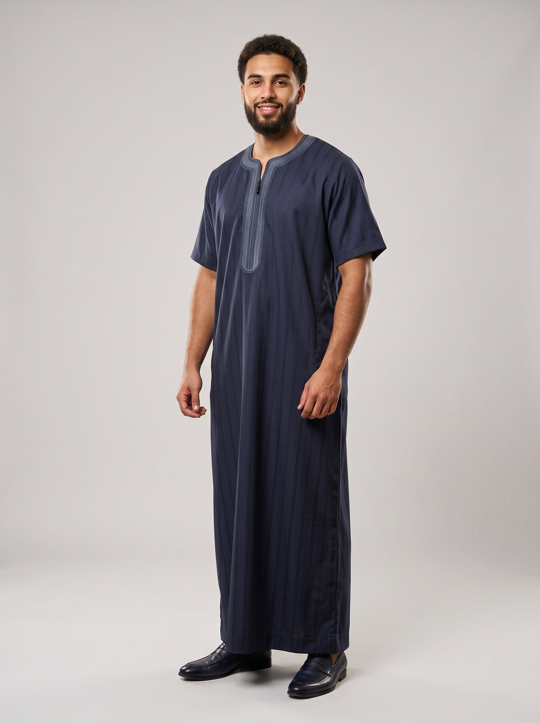 Mens Moroccan Cotton Half Sleeve