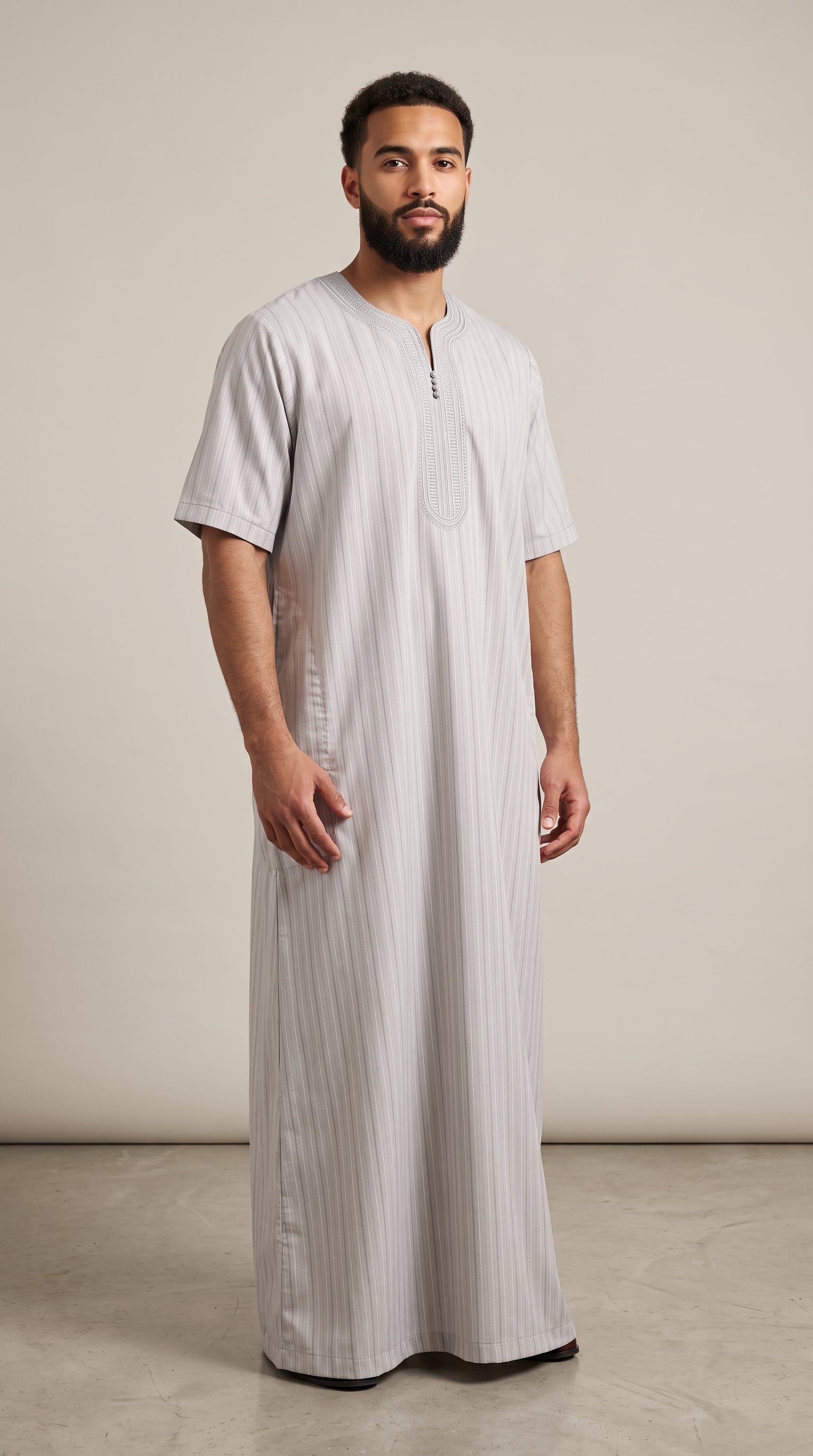 Mens Moroccan Cotton Half Sleeve