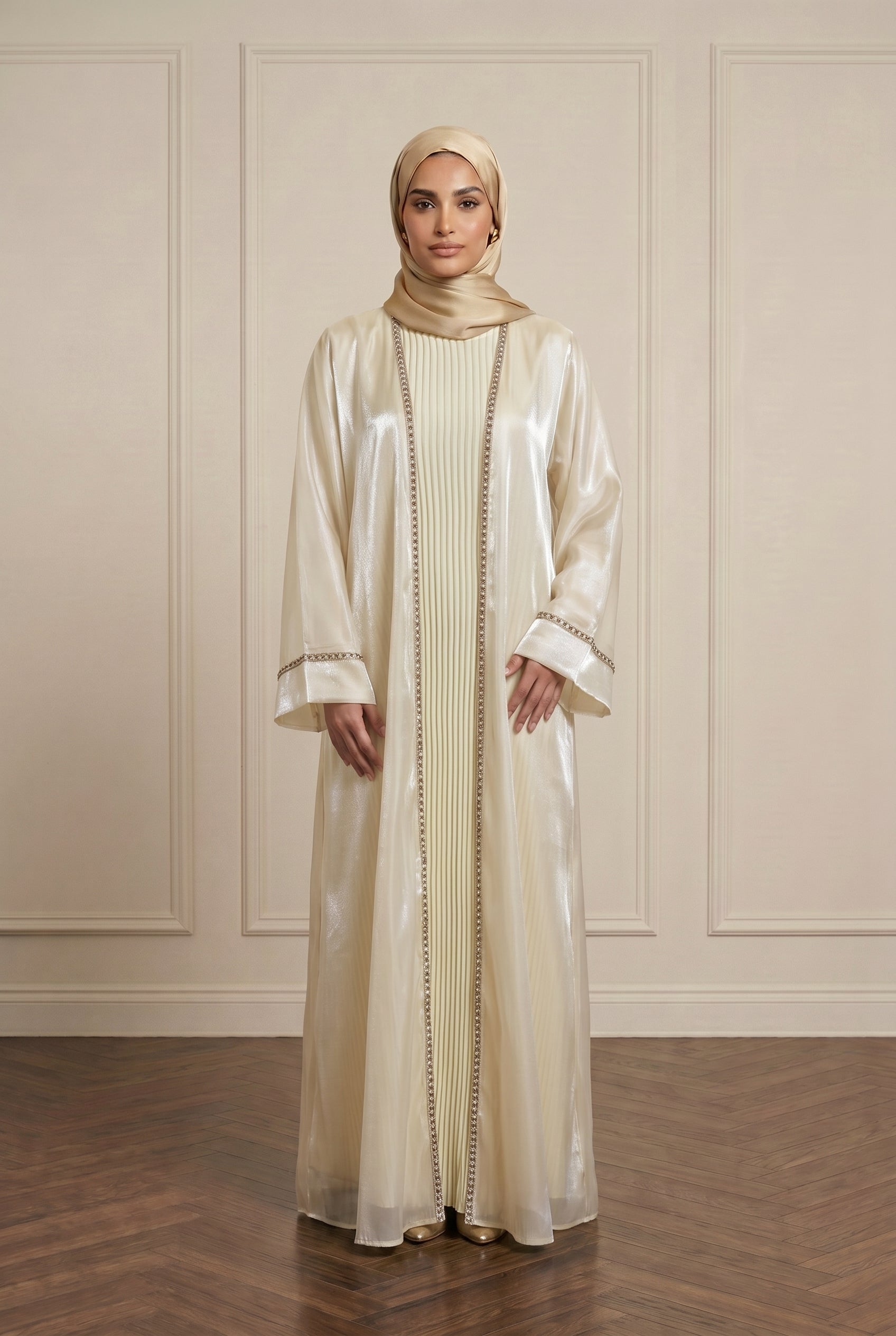 Plain Organza Abaya